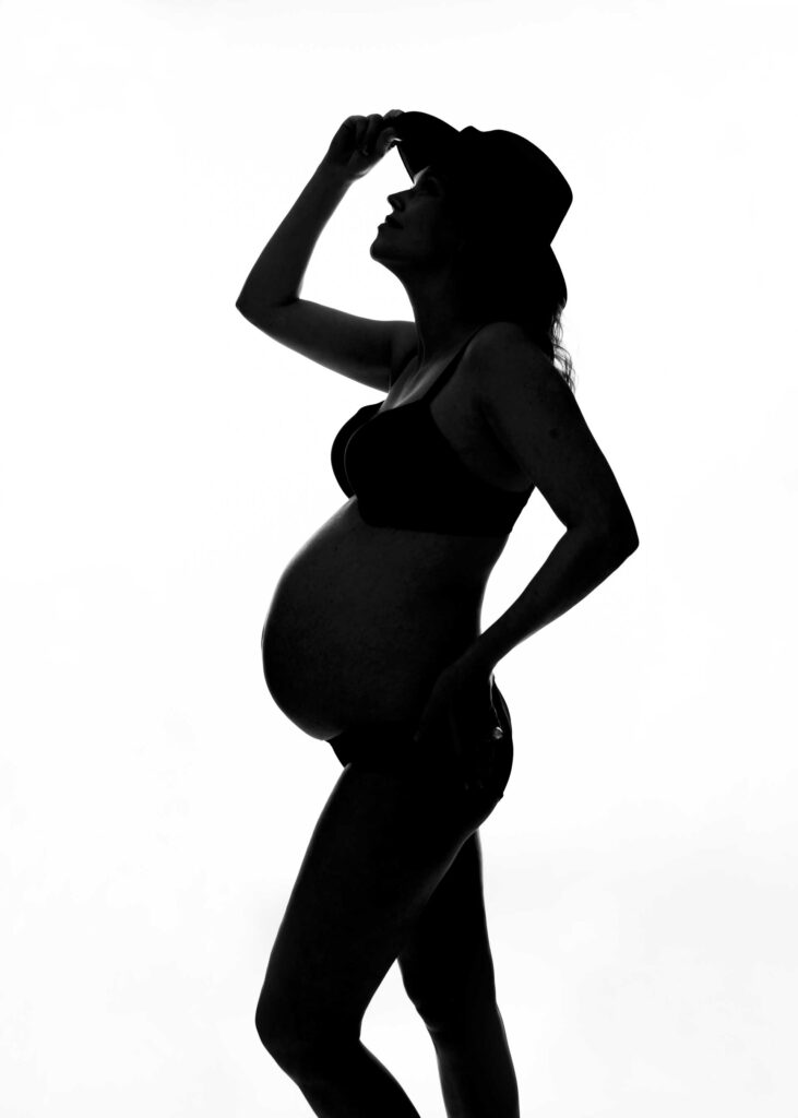 Silhouet zwangerschap